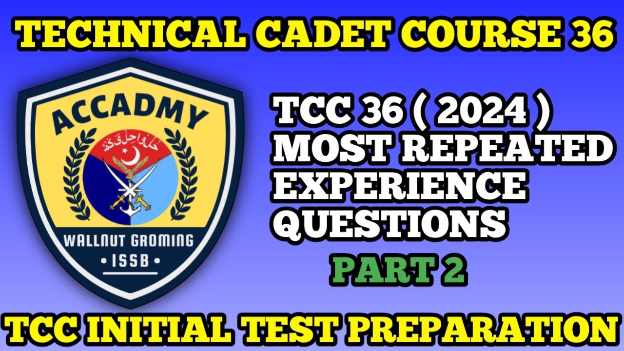 Tcc 36 Initial Test Imp Questions Tcc Experiences Walnutgroming