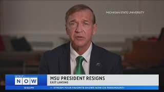 Michigan State University President Samuel Stanley announces resignation