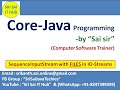 148. SequenceInputStream with FILES in Java Streams || Input Stream in Java || OutputStreams in Java