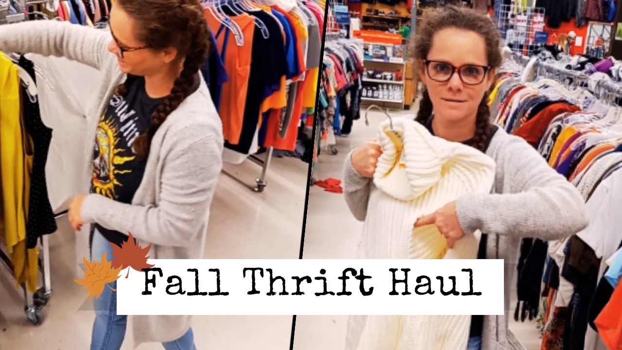 Thrifting My Fall Outfits Youtube