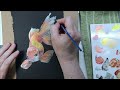 trying out the grabie premium 36 metallic watercolor set goldfish painting