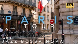 Paris 4K Tour And Jazz Bossa Nova Music | Places We Will Visit, Olivia