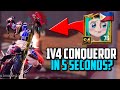 5 SECOND 1V4 ON FILIPINO SEASON 4 CONQUEROR! | PUBG Mobile