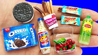 21 DIY HOW TO MAKE MINI FOOD HACKS AND CRAFTS FOR CARDBOARD MINIATURE HOUSE