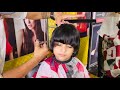 Baby girl haircut / apple haircut / beautiful girl short haircut / full Rohit haircut Tutorial