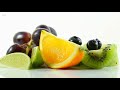 4K UHD SCREENSAVER 2 HOURS LONG - Rotating Fruit - With Calming Music