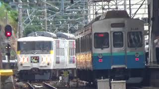 JR東日本185系宮ｵｵOM09編成踊り子101号伊豆高原到着