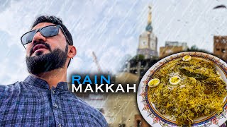 Heavy RAIN in MAKKAH The Jummah Day Full of Enjoyment in Makkah as A Pakistani | Saudi Arabia