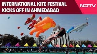 International Kite Festival Kicks Off In Ahmedabad, Foreign Tourists Have A Blast