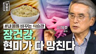 현미, 모르고 먹으면 정말 위험하다! 장건강을 해치는 독? | #이계호 먹거리전문가 [#당알지 ]