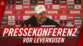LIVE: Pressekonferenz mit Steffen BAUMGART vor Leverkusen | 1. FC Köln | Bundesliga
