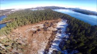 Vågland, Liabøen og Skålvikfjorden fra lufta