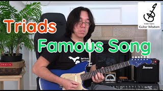 Guitar Wisdom Triads 1970s Famous Song
