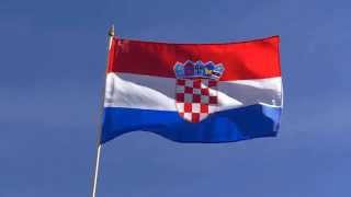 Croatia - Hand Waving Flag 12x18\