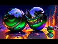 [Copyright Free] Background Video Liquid Spheres Colorful Abstract: UHD, 4K - Ultra HD (No Sound )