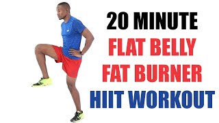 20 MInute Flat Belly Fat Burner HIIT Workout at Home 🔥 Burn 240 Calories 🔥