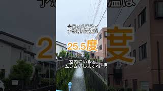 本降りだった雨が弱まった今朝の八王子駅南口周辺のイマソラ（2024年6月23日） ＃八王子駅南口 ＃八王子市 ＃イマソラ ＃ルームズバー八王子 ＃予想最高気温25度 #雨   #shorts