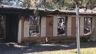 Elderly homeowner suffers smoke inhalation after home destroyed by fire