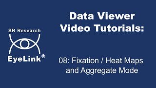 Data Viewer Video Tutorial: 08 - Fixation / Heat Maps and Aggregate Mode