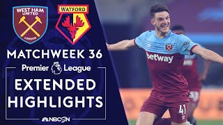 West Ham v. Watford | PREMIER LEAGUE HIGHLIGHTS | 7/17/20 | NBC Sports