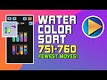 Water Color Sort Levels 751 to 760 Walkthrough [Fewest Moves!]