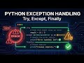 Exception Handling in Python: Try, Except, Finally#Python #Programming #ErrorHandling #Coding