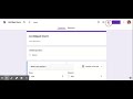 How to make a matching question in google forms