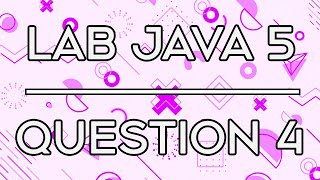 Lab 019 | Lab Java 5 Question 4 | Title Each Word