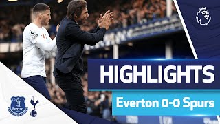 VAR drama in Antonio Conte's first Premier League match | Highlights: Everton 0-0 Spurs