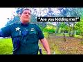 'Tough Guy' Rolls Up Window On Cop's Arm, Gets Humbled