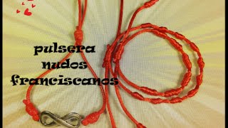 Como hacer pulseras de nudos franciscanos, bracelets