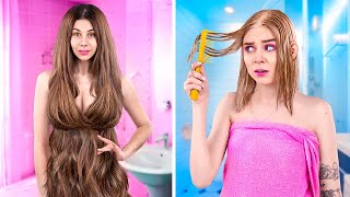 Thin Hair vs Thick Hair Problems / Funny Awkward Situations