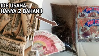 Langsung Diburu!! Ide Bisnis 2 Bahan Aja❗Resep Es Lilin Cokelat Laris Manis Kesukaan Anak-Anak