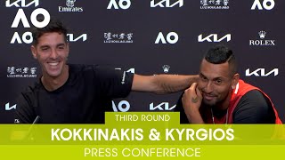 Kokkinakis/Kyrgios Press Conference (3R) | Australian Open 2022