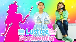 Lustige Geschwister. Selin bekommt ein neues Kleid und Schuhe. Kinder Video auf Deutsch