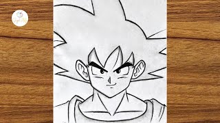 How To Draw Goku step by step || Easy drawing ideas for beginners || Beginners drawing