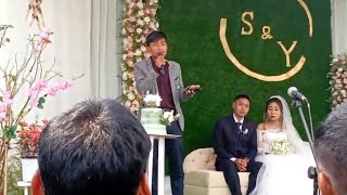 Hentok konyak performance wedding ceremony at Aboi Town