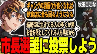 【#ストグラ】市長選についてここなと話し合うパンチャン【牧田ここな/たここ/パンチャン】【ぱんくん】