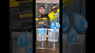 Wet vacuum DeWALT vs RYOBI   #cordless #vacuum #ryobi #dewalt #powertools #cordlesstools