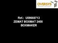 video oversys u08660713 zemat boxmat 2400 boxmaker