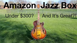 Amazon Jazz Box Guitar Less than $300.  A deep dive and complete demo and review.  IYV IJZ-500 NA.