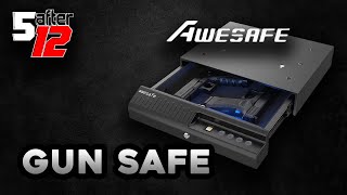 awesafe Drawer-Style Gun Safe with Biometric Fingerprint Quick Access