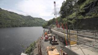 Pulpit Rock viaduct construction