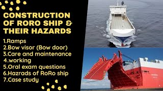 Structures and construction of RORO ship and their Hazards