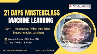 Day 01 - Introduction, Python Installation, Syntax, variables, data types