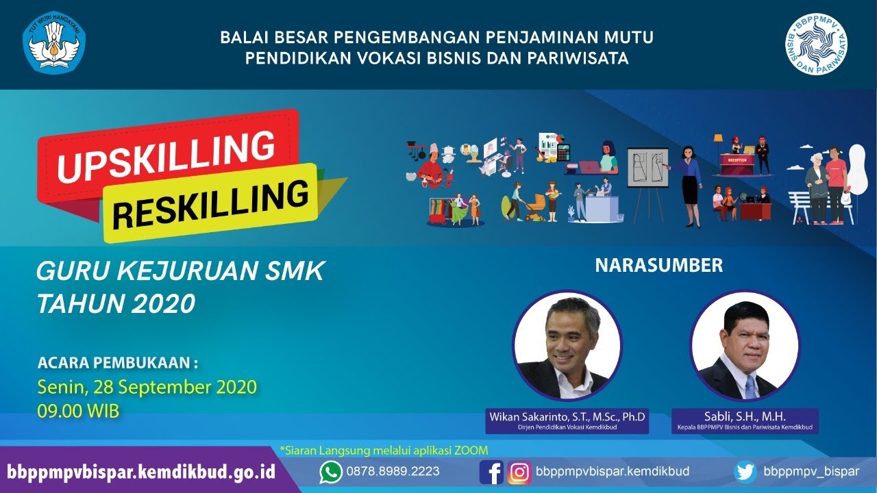 Pembukaan UpSkilling & ReSkilling Bagi Guru Kejuruan Bidang Bisnis ...