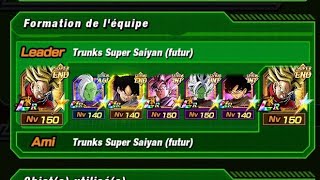 Dokkan battle mission voyageurs du temps.10 ème anniversaire! Bataille d'anniversaire nv5 p1