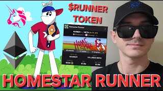 $RUNNER - HOMESTAR RUNNER TOKEN CRYPTO COIN HOW TO BUY RUNNER MEMECOIN ETHEREUM BLOCKCHAIN UNISWAP