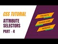 attribute selectors | css tutorial | hindi part - 4