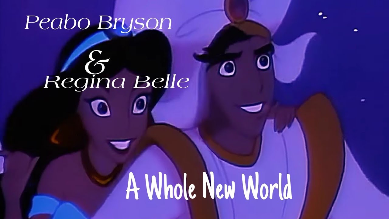 [4K] Peabo Bryson & Regina Belle - A Whole New World (From "Aladdin ...